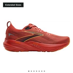Brooks Vibrant Orange Athletic Shoes